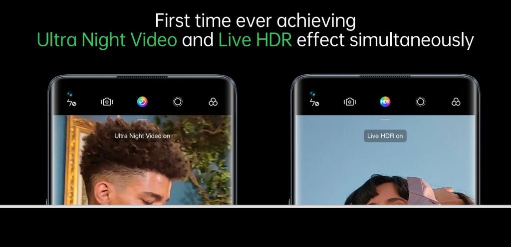 oppo ultra night video live hdr
